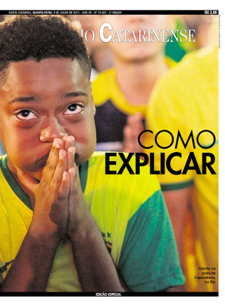 Illustration for article titled Today's Brazilian Newspaper Covers Are Pure Sadness